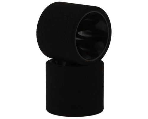Jaco Prism 1/12 Mounted Foam Rear Tires (Black) (2) (XX Pink)