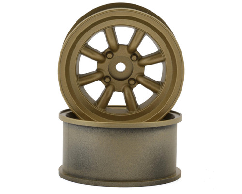 Topline RS Watanabe 1/10 Drift Wheels (Gold) (2) (12mm Offset)