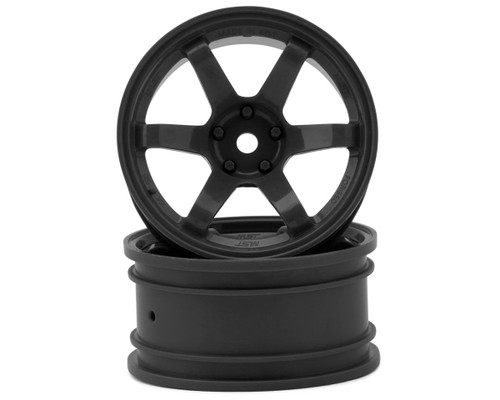 MST TE37 1/10 High Traction Drift Wheels (Gunmetal Grey) (2) (7mm Offset)