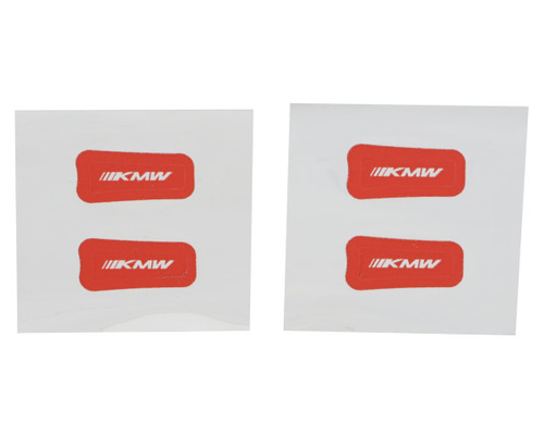 MST TE37 M 1/10 Drift Wheel Stickers (Red) (4)
