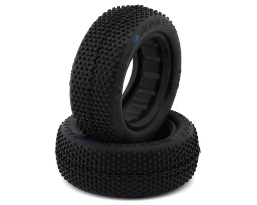 JConcepts Double Dee's V2 2.2" 2WD 1/10 Front Buggy Tires (2) (Blue)