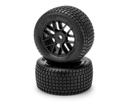 JConcepts Losi® NASCAR® 1/12 Dirt Trac Pre-Mounted Oval Tires (2) (G3 - Soft)