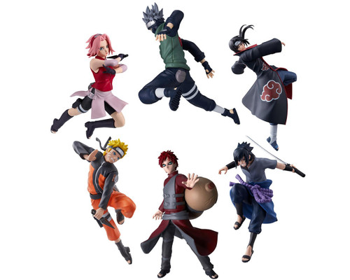 Bandai Naruto Shippuden Blind Box Assortment (Box/6) (Chosen at Random)
