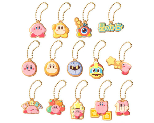 Bandai Shokugan Cookie Charmcot Kirby Keychain Blind Box
