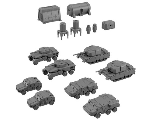 Bandai 30MM 1/144 Option Parts Set #24 (Multi Object #1) "30 Minute Mission"