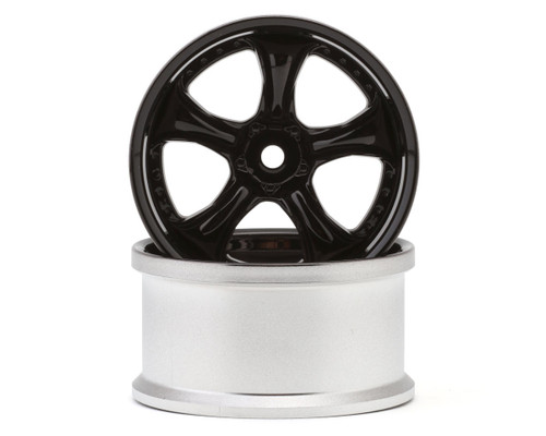 LAB Work Vs KF 1/10 Drift Wheels (High Gloss Black) (2) (6mm Offset)