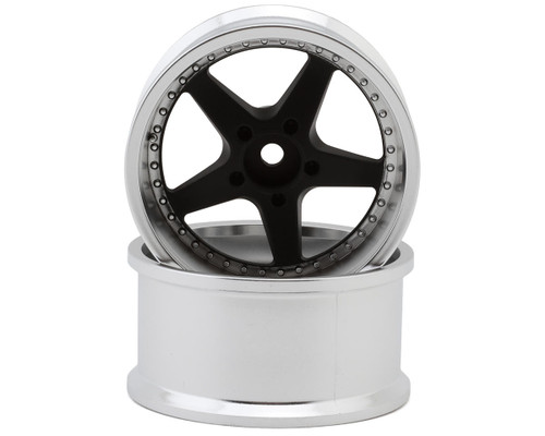 LAB Work Equip 1/10 Drift Wheels (Matte Black) (2) (8mm Offset)