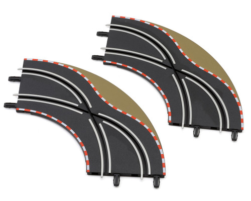 Carrera GO!!! 1/43 Lane Change Curve Track Extension Set (2) (Digital 143)