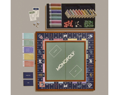 WS Games Company Monopoly Grand Edition Folding Board Game Set