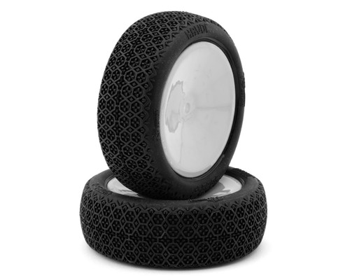 Pro-Motion Havoc 2.2" 1/10 2WD Pre-Mounted Front Buggy Tires (White) (2)