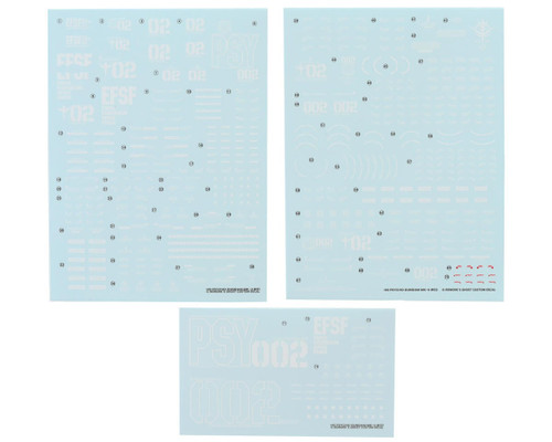 G-Rework HGUC 1/144 Psycho Gundam Mk-II Waterslide Decal Sheets (3)