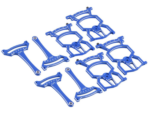 Yeah Racing 1/10 Aluminum Universal On Road Setup Station (Blue) (V3)
