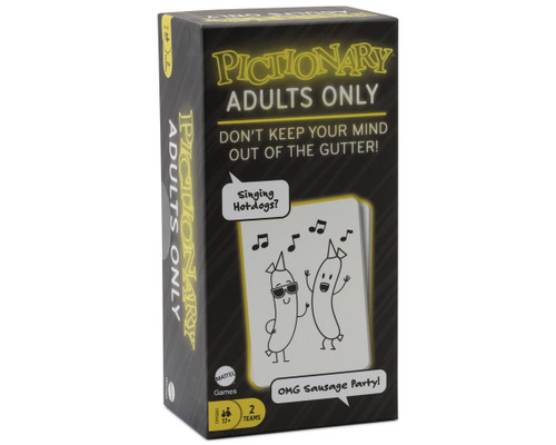 Mattel Pictionary Adults Only Guessing Game
