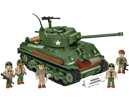 Cobi Sherman M4A2E8(76)W 1/35 Block Model (865pcs)
