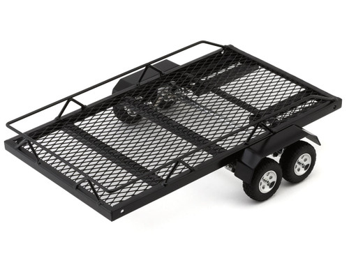 Hobby Details 1/18 Mini Aluminum Dual Axle Scale Trailer (34x19x7cm)