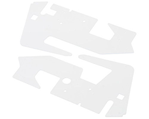 1RC Racing 1/18 Silver Crown Lexan Side Panels (2) (Clear)