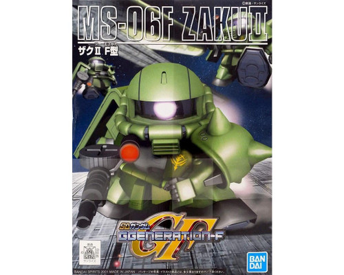 Bandai SD #218 MS-06F Zaku II "Mobile Suit Gundam" Plastic Model Kit