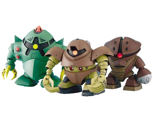 Bandai SD #238 Gogg, Acguy, and Zock Set "Mobile Suit Gundam" Plastic Model Kit