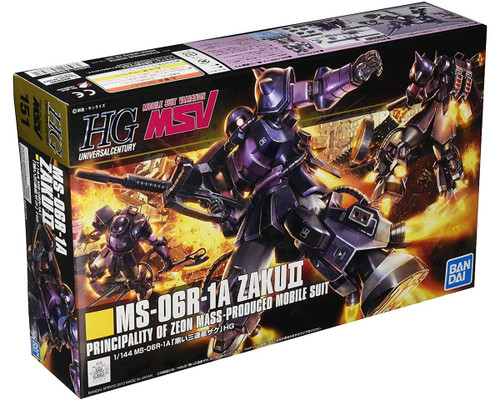 Bandai 1/144 HGUC #151 MS-06R-1A Zaku II (Black Tri-Stars) "Gundam"