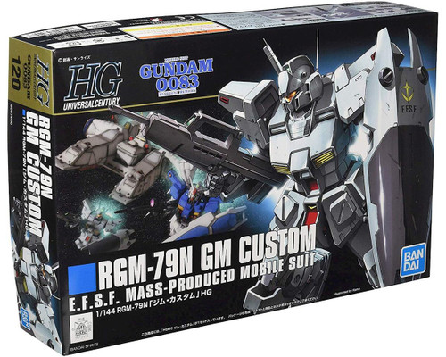 Bandai 1/144 HGUC #120 RGM-79N GM Custom "Gundam 0083" Plastic Model Kit