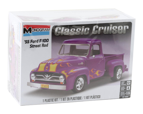 Revell Monogram 1/24 1955 Ford F-100 Pickup Street Rod Plastic Model Kit