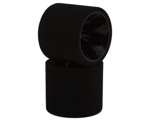 Jaco Prism 1/12 Mounted Foam Rear Tires (Black) (2) (Blue)