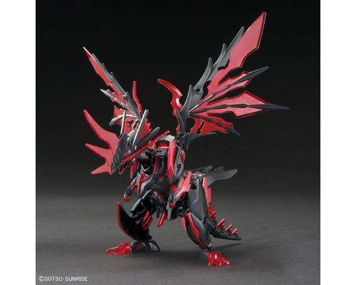 Bandai SD Gundam World Heroes #28 Dark Grasper Dragon Plastic Model Kit