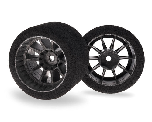 Matrix 1/10 Pre-Mounted F1 Foam Rear Tires (2) (14mm Hex) (35 Shore)