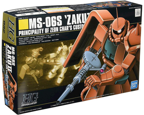 Bandai 1/144 HGUC #32 MS-06S Char's Zaku II "Mobile Suit Gundam"