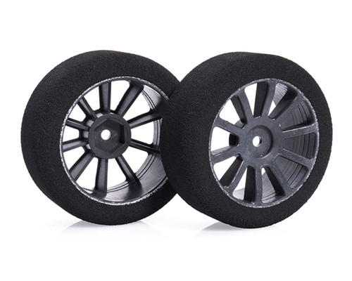 Matrix 26mm 1/10 Foam Front Tires (Air Carbon Rim) (2) (12mm Hex) (45 Shore)
