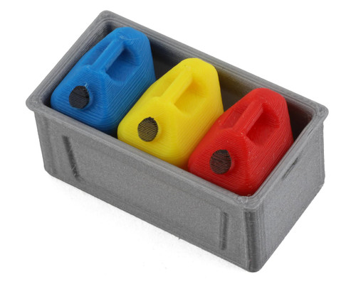 Scale By Chris 1/18 Miniature Scale Accessory Bundle w/3 Jugs In A Tote