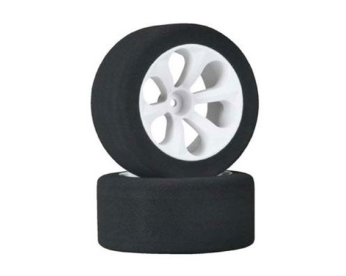 Jaco Prism Low Profile 1/10 Mounted Truck Front Foam Tires (Purple)