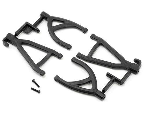 RPM Rear Upper & Lower A-Arms for Traxxas 1/16 E-Revo (Black)