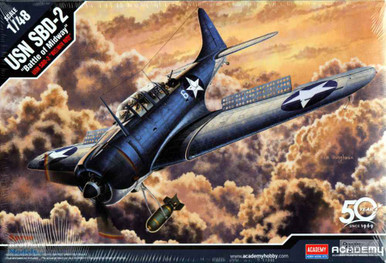 ACA12335 1:48 Academy SBD-2 Dauntless Dive Bomber 'Battle of Midway'