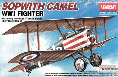ACA12447 1:72 Academy Sopwith Camel WWI Fighter