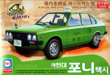 ACA15140 1:24 Academy Hyundai Pony Taxi