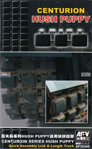 AFV35345 1:35 AFV Club Centurion Series Hush Puppy Quick Assembly Link & Length Track Set