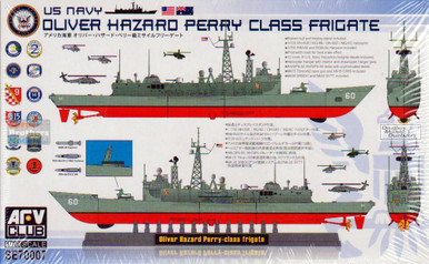 AFV70007 1:700 AFV Club US Navy Oliver Hazard Perry Class Frigate