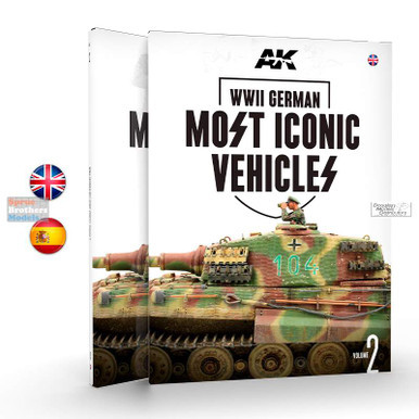 AKI000516 AK Interactive - WW2 German Most Iconic Vehicles Volume 2