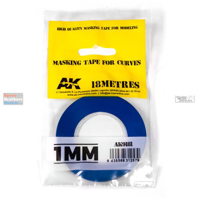 AKI009181 AK Interactive Marking Tape for Curves 1mm