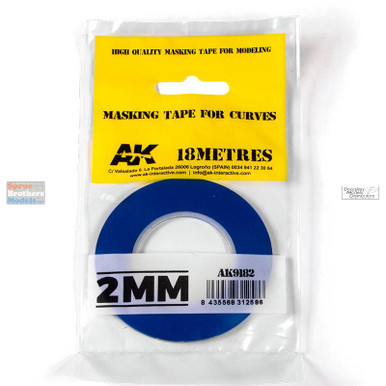 AKI009182 AK Interactive Marking Tape for Curves 2mm