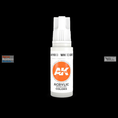 AKI011003 AK Interactive 3Gen Acrylic Paint 17ml - White Grey