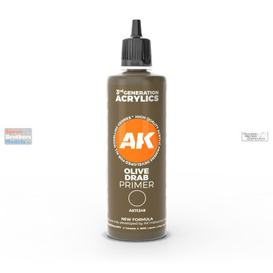 AKI011249 AK Interactive 3Gen Olive Drab Primer 100ml