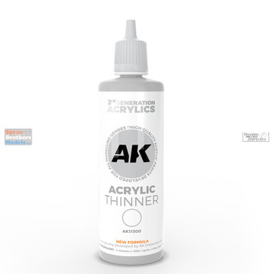 AKI011500 AK Interactive 3Gen Acrylic Thinner 100ml