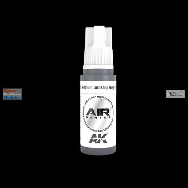 AKI011881 AK Interactive 3Gen Acrylic Paint 17ml - Medium Gunship Grey FS36118