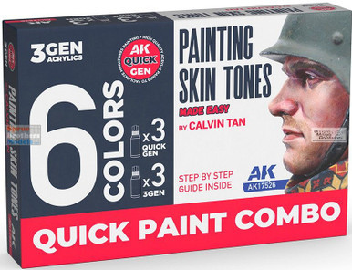 AKI017526 AK Interactive Painting Skin Tones Made Easy by Calvin Tan