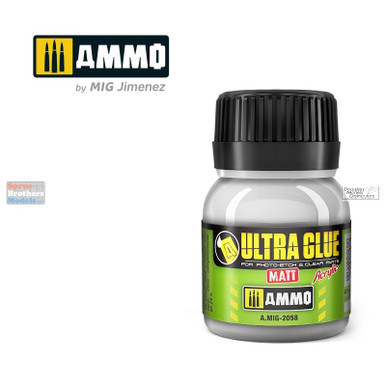 AMM2058 AMMO by Mig - Ultra Glue Matt 40ml (for Photo Etch & Clear Parts)