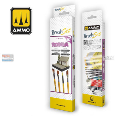 AMM7613 AMMO by Mig - Diorama Brush Set