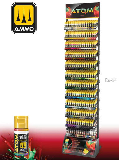 AMM8192 AMMO by Mig ATOM Paint (acrylic) Full Rack