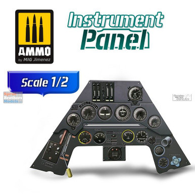 AMM8283 1:2 AMMO by Mig Instrument Panel - Fw190A-3